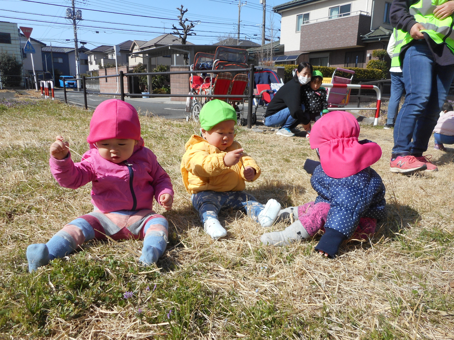 お散歩と遠足